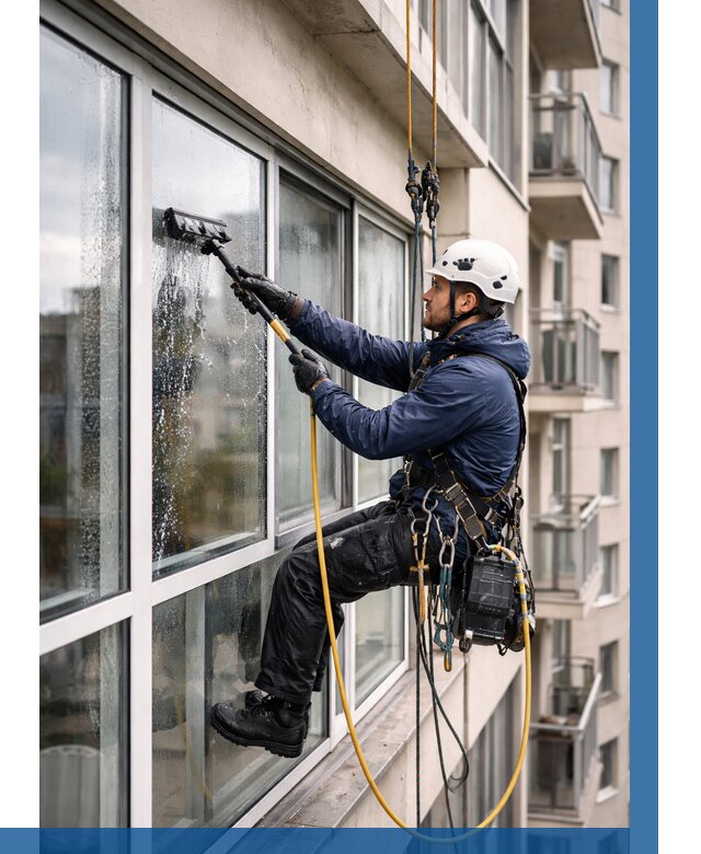 Мойка балконного остекления в Рубцовске от 3540 р. | ВЫСОТНИК-Рбц