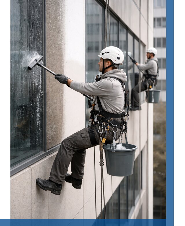 Мойка фасадов зданий в Рубцовске под ключ от 354 р. | ВЫСОТНИК-Рбц