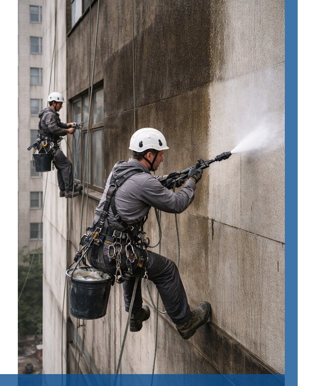 Очистка фасада от копоти в Рубцовске от 253 р. | ВЫСОТНИК-Рбц