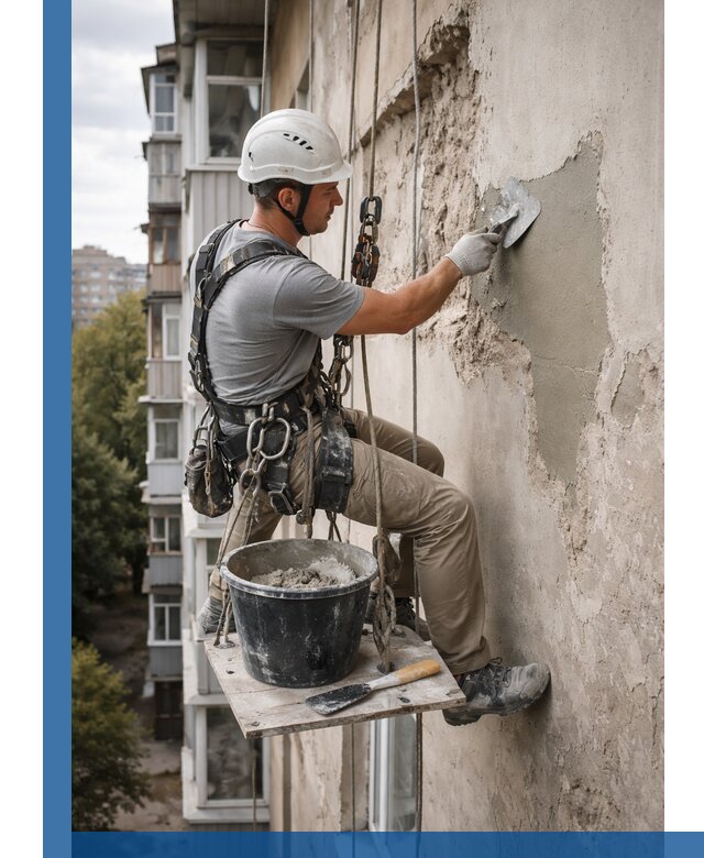 Восстановление фасадной штукатурки в Рубцовске с гарантией качества