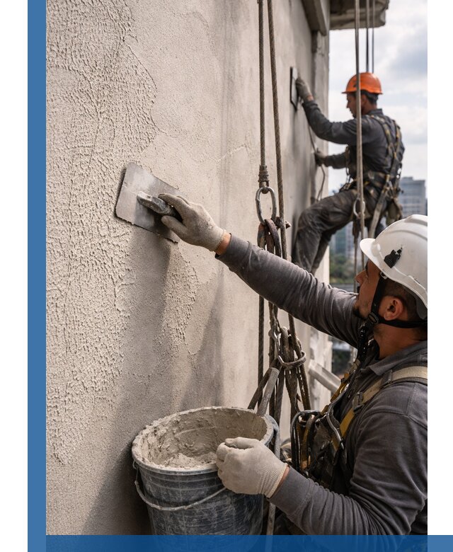 Декоративная штукатурка фасада с утеплением и защитой в Рубцовске