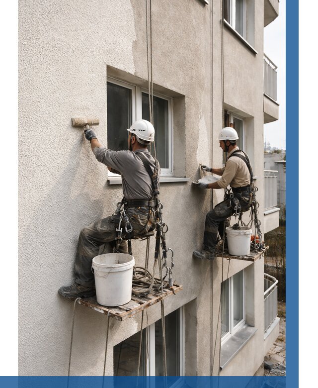 Нанесение короеда на фасад в Рубцовске от 455 р. | ВЫСОТНИК-Рбц