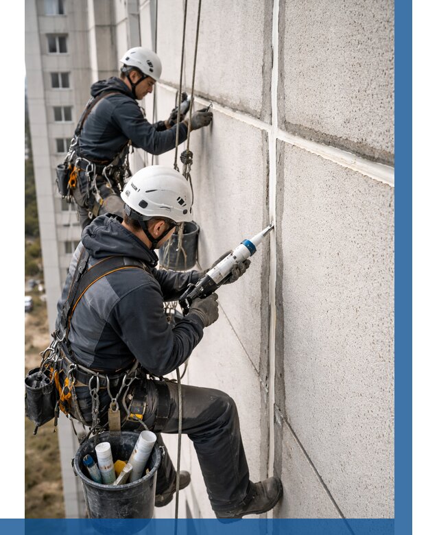 Герметизация межпанельных швов в Рубцовске от 708 р. | ВЫСОТНИК-Рбц