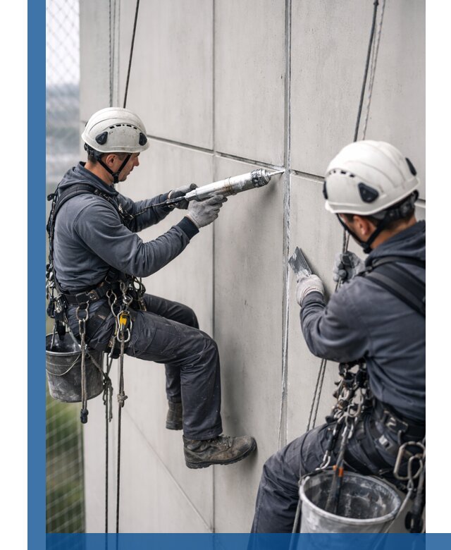 Первичная герметизация швов фасадов и кровель в Рубцовске