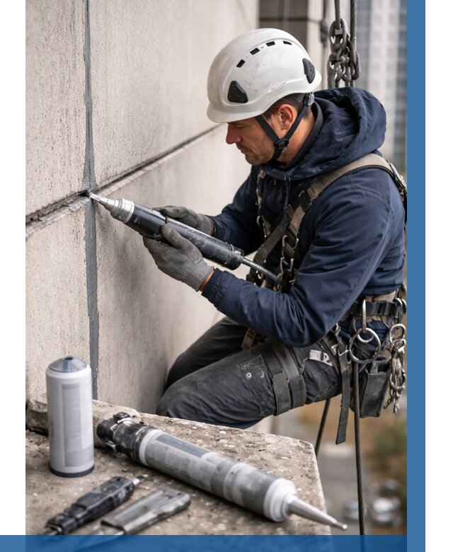 Вторичная герметизация швов в Рубцовске от 455 р. | ВЫСОТНИК-Рбц