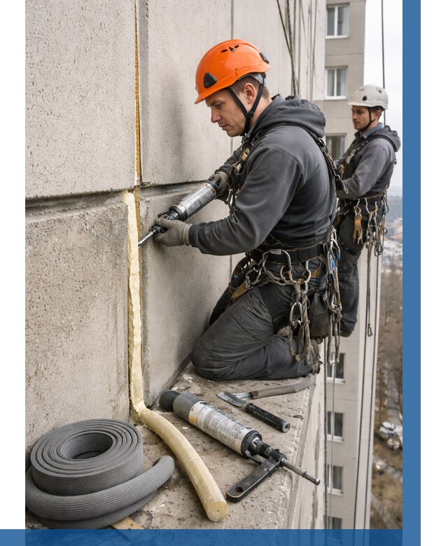 Теплый шов межпанельные швы в Рубцовске от 708 р. | ВЫСОТНИК-Рбц