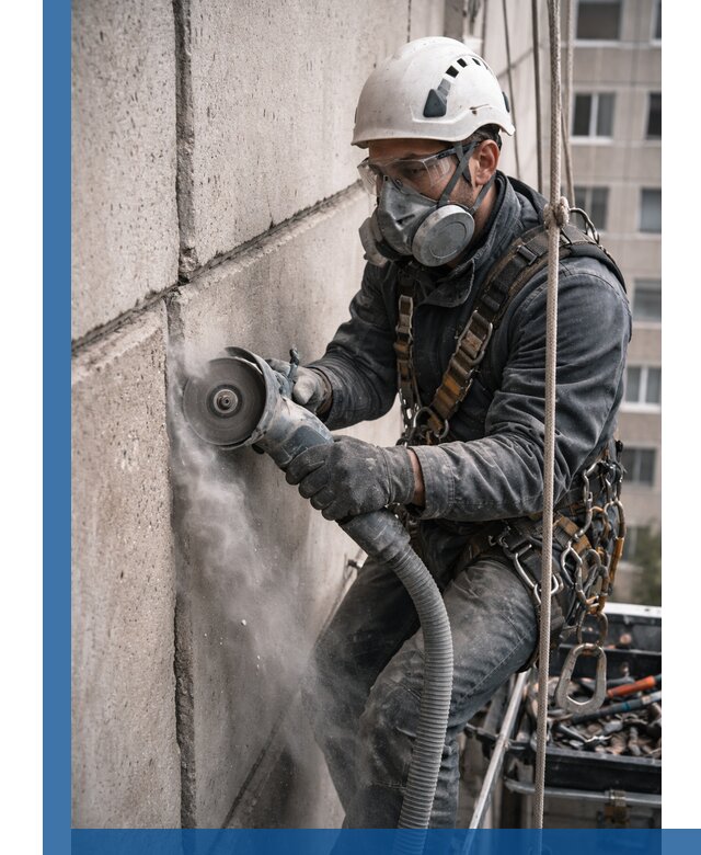 Штробление межпанельных швов в Рубцовске качественно и быстро