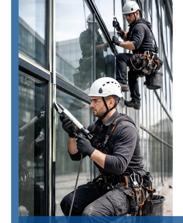 Герметизация витражных швов в Рубцовске для зданий и фасадов