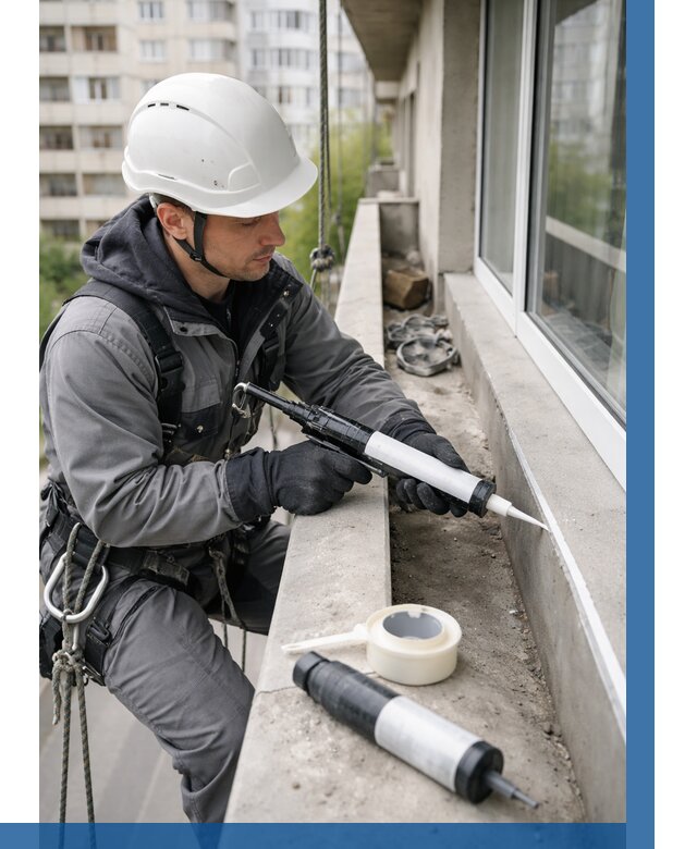 Герметизация швов лоджии в Рубцовске от 4551 р. | ВЫСОТНИК-Рбц