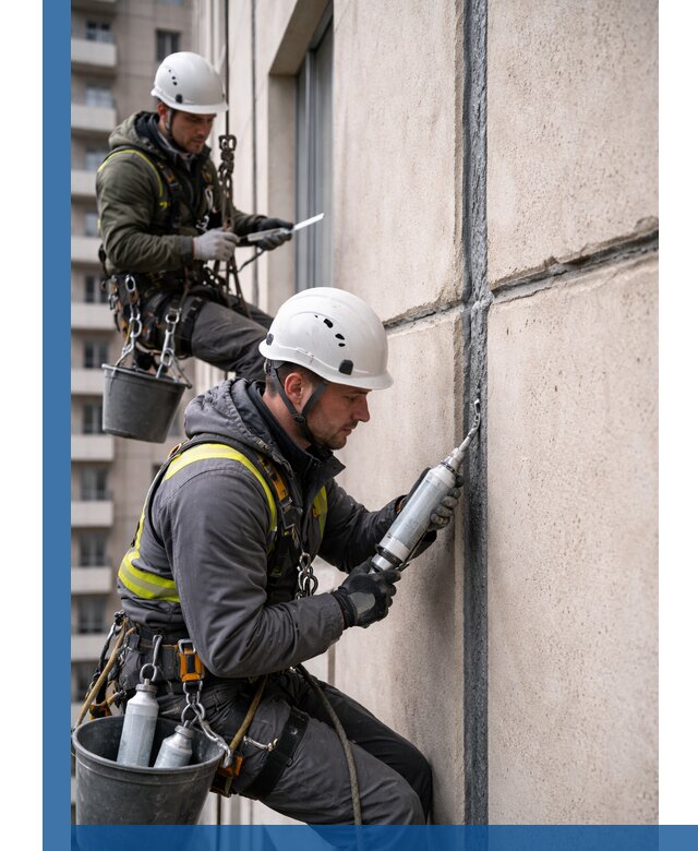 Герметизация деформационных швов фасада в Рубцовске качественно