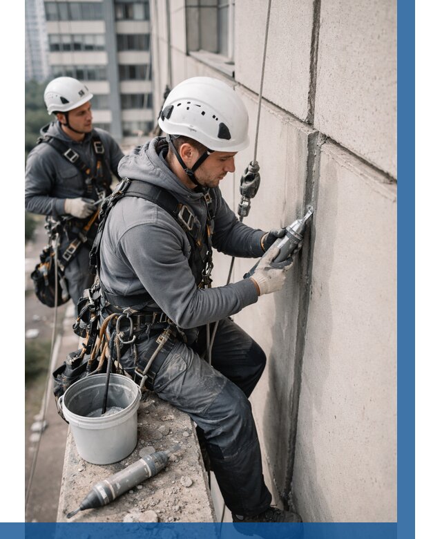 Ремонт деформационных швов здания в Рубцовске от 1011 р. | ВЫСОТНИК-Рбц