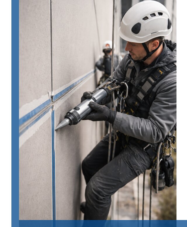 Герметизация стыков фасадных панелей в Рубцовске качественно и быстро