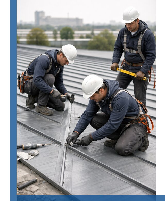 Ремонт фальцевой кровли в Рубцовске срочно и качественно