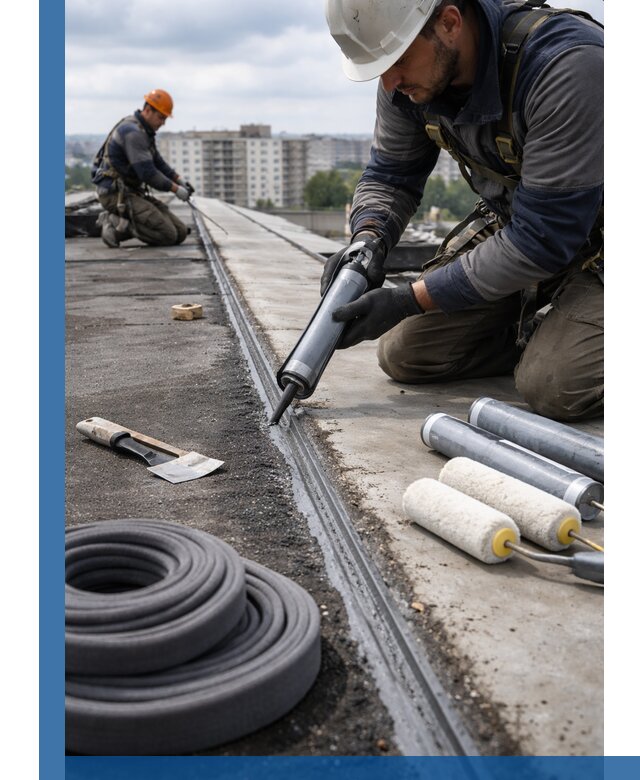 Герметизация швов кровли в Рубцовске с гарантией герметичности