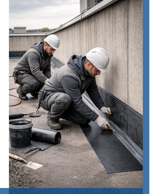 Гидроизоляция примыканий на кровле в Рубцовске от 910 р. | ВЫСОТНИК-Рбц