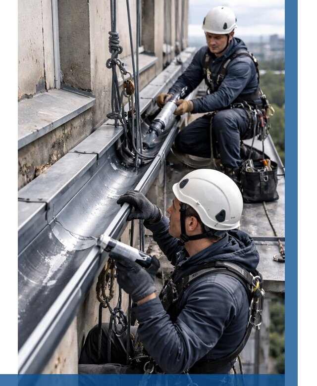 Ремонт водосточных желобов в Рубцовске от 6573 р. | ВЫСОТНИК-Рбц