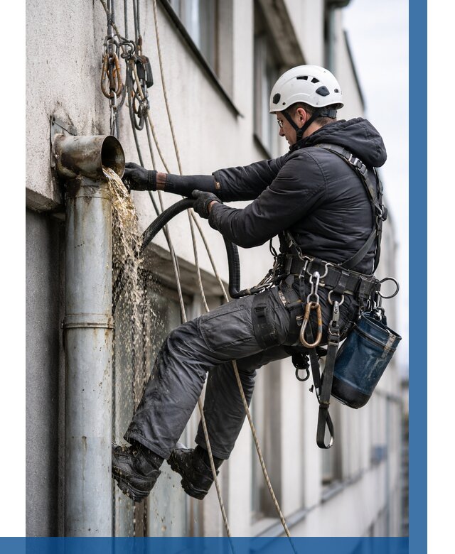 Прочистка водосточных труб в Рубцовске от 3540 р. | ВЫСОТНИК-Рбц