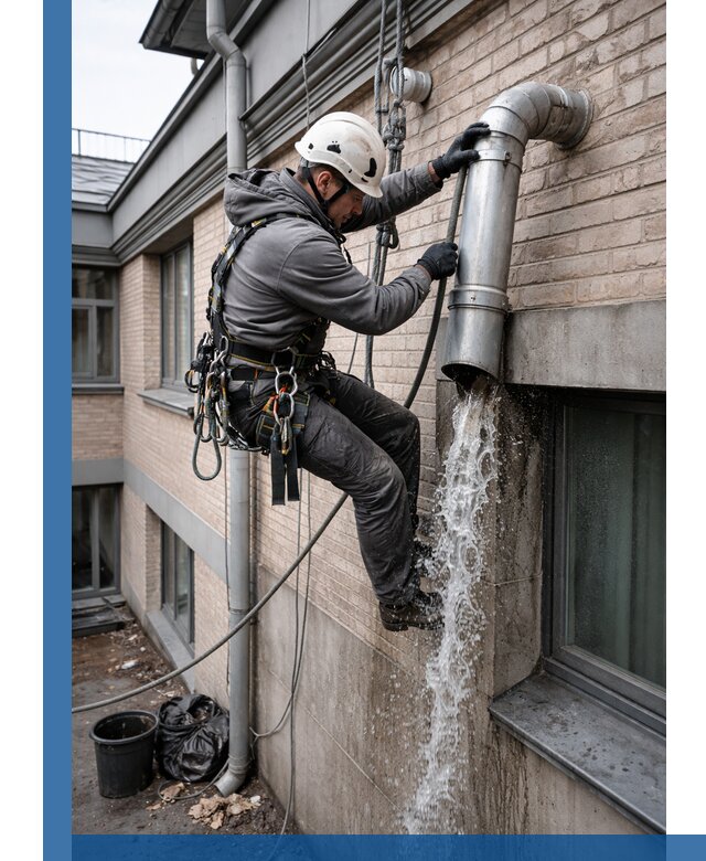 Профессиональная прочистка водосточных труб в Рубцовске с гарантией