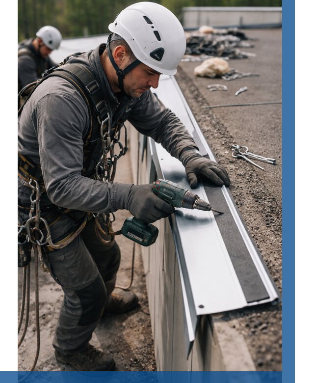 Монтаж капельника на кровле в Рубцовске от 303 р. | ВЫСОТНИК-Рбц