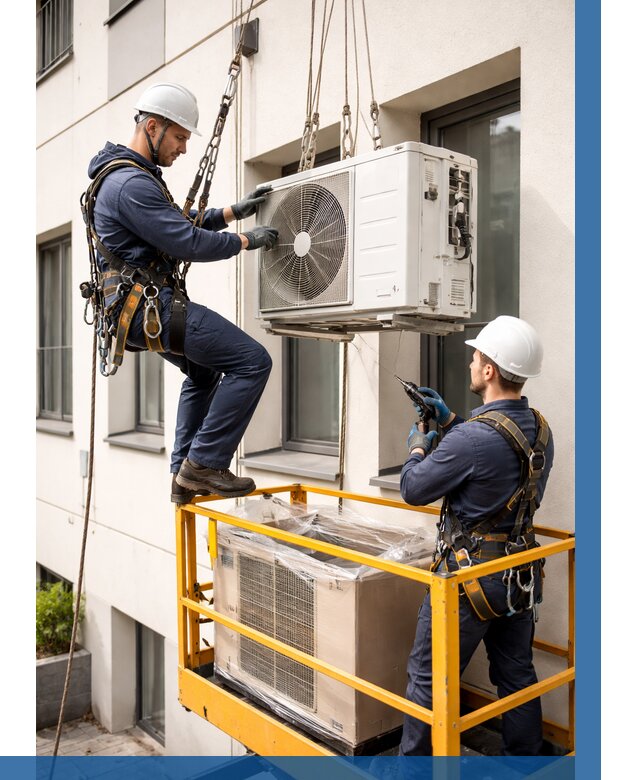 Демонтаж внешнего блока кондиционера в Рубцовске от 3540 р. | ВЫСОТНИК-Рбц