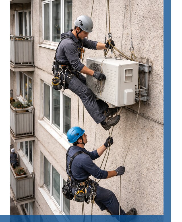 Перенос внешнего блока кондиционера в Рубцовске от 9102 р.| ВЫСОТНИК-Рбц