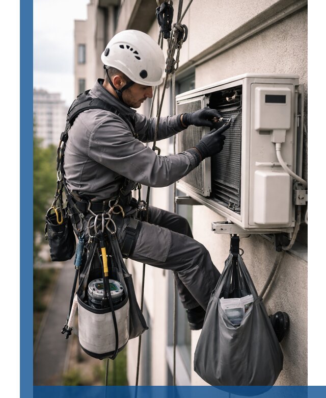 Обслуживание внешнего блока кондиционера в Рубцовске профессионально