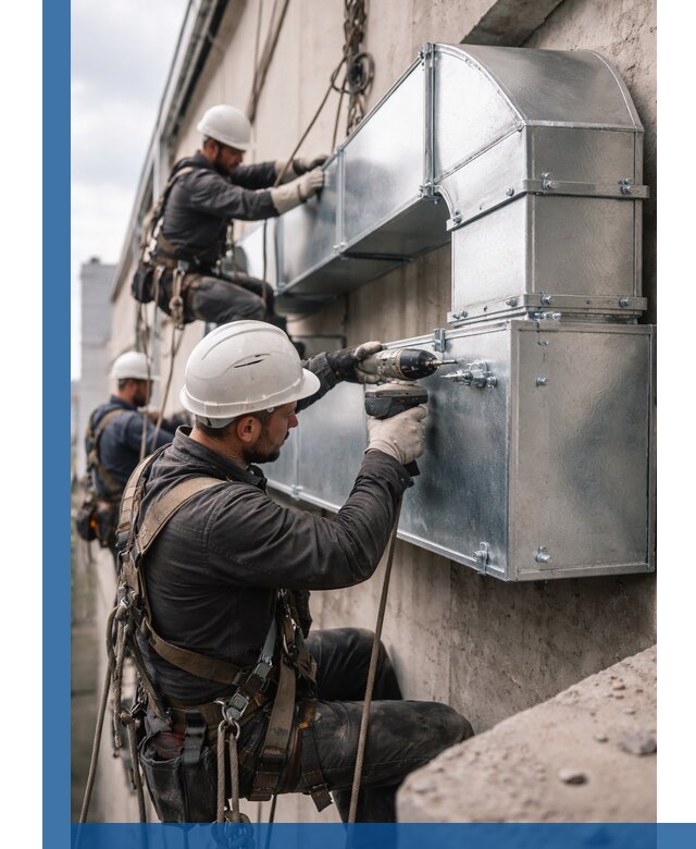 Профессиональный монтаж вентиляционных коробов в Рубцовске под ключ