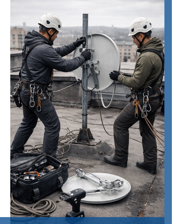 Демонтаж антенн на крыше в Рубцовске от 4551 р. | ВЫСОТНИК-Рбц