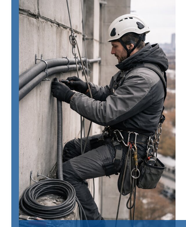 Профессиональный монтаж гофры для кабеля в Рубцовске с гарантией