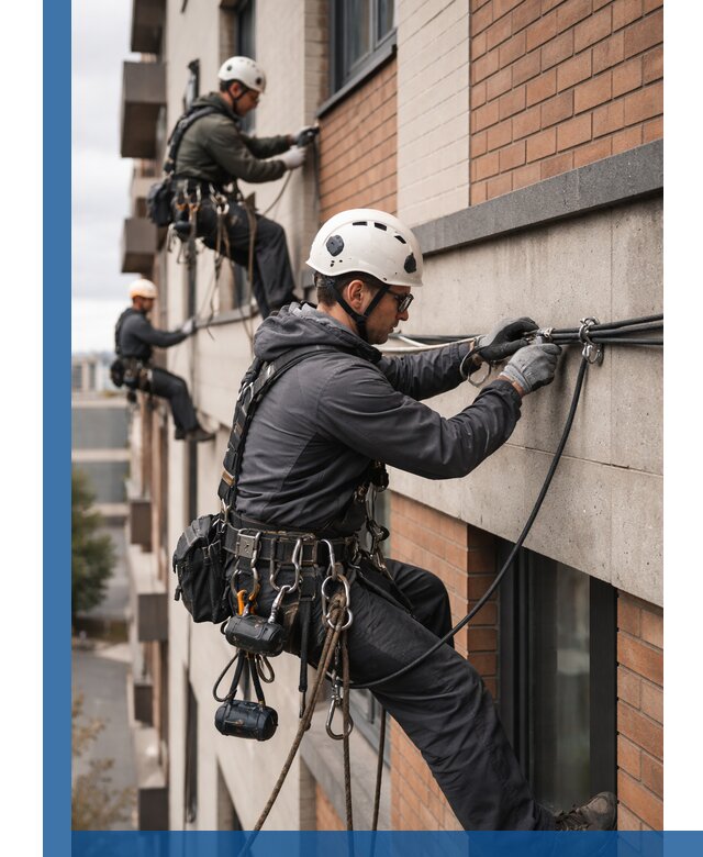 Крепление кабеля на фасаде монтаж и крепеж в Рубцовске