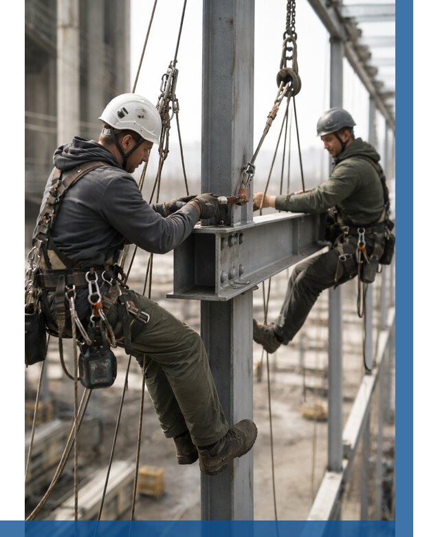 Монтаж металлоконструкций на высоте в Рубцовске от 3540 р. | ВЫСОТНИК-Рбц