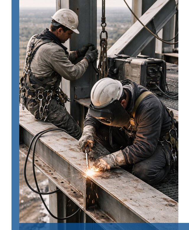 Высотные сварочные работы в Рубцовске для промышленных объектов