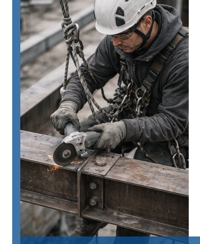 Резка металла на высоте в Рубцовске для зданий и конструкций