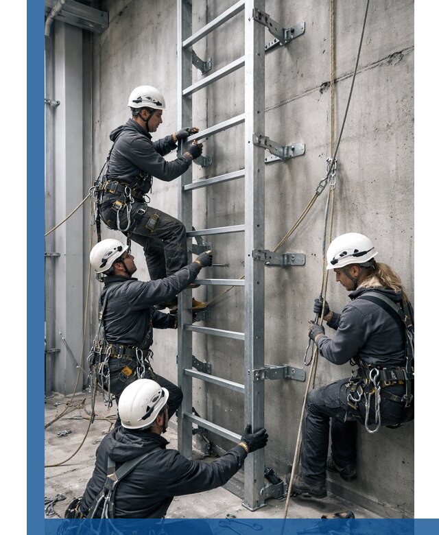 Монтаж металлических лестниц в Рубцовске под ключ со гарантией