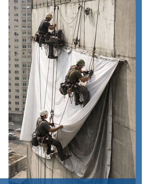 Замена баннерного полотна в Рубцовске от 6573 р. | ВЫСОТНИК-Рбц—заказать