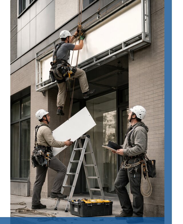 Монтаж светового короба в Рубцовске от 6573 р. | ВЫСОТНИК-Рбц