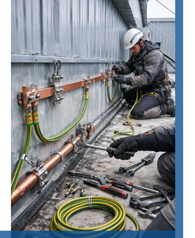 Монтаж заземления здания в Рубцовске от 25283 р. | ВЫСОТНИК-Рбц