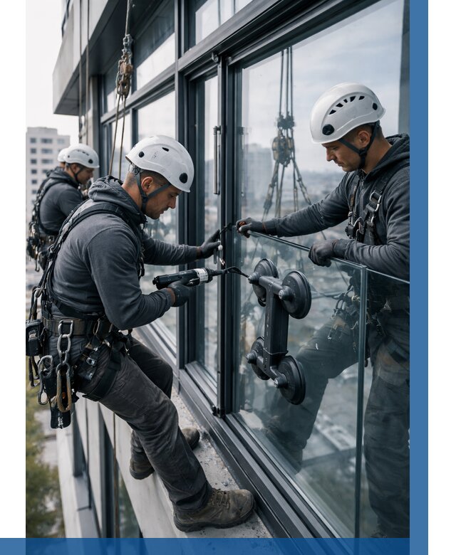 Витражное остекление зданий в Рубцовске от 3540 р. | ВЫСОТНИК-Рбц