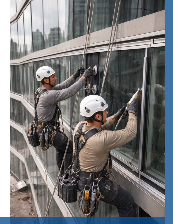 Радиусное остекление фасада в Рубцовске от 12136 р. | ВЫСОТНИК-Рбц