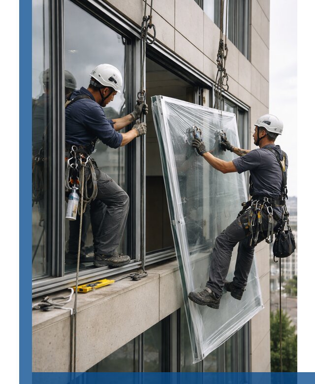 Профессиональная замена стекла в витраже в Рубцовске с гарантией