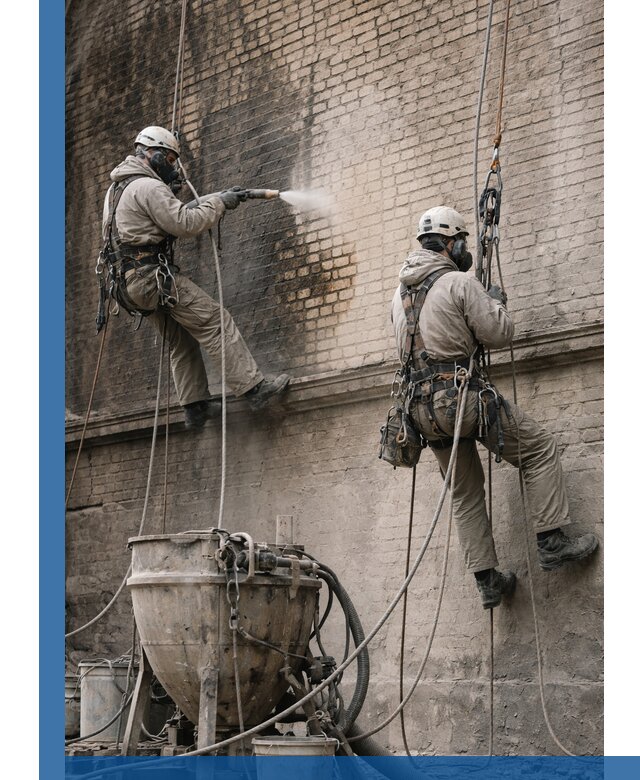 Пескоструйная очистка фасадов в Рубцовске профессионально