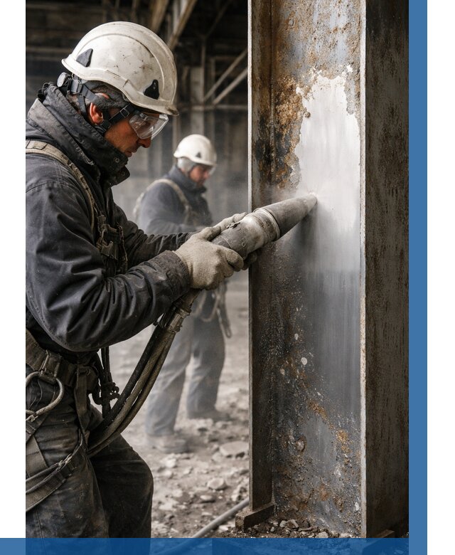 Удаление старой краски с металла в Рубцовске от 455 р. | ВЫСОТНИК-Рбц