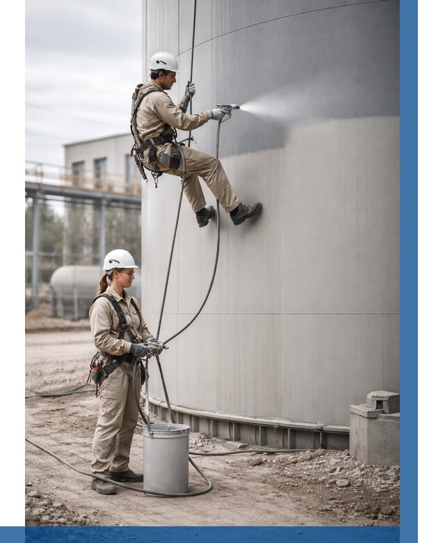 Покраска резервуаров в Рубцовске от 1214 р. | ВЫСОТНИК-Рбц — заказать