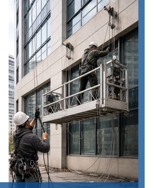 Монтаж и подъем фасадной люльки в Рубцовске от 12136 р. | ВЫСОТНИК-Рбц