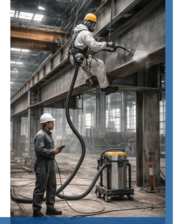 Обеспыливание конструкций в цехе в Рубцовске от 4247 р. | ВЫСОТНИК-Рбц