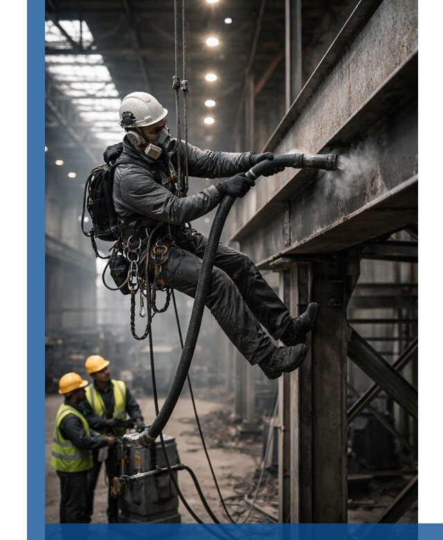 Обеспыливание конструкций в цехах промышленного производства в Рубцовске