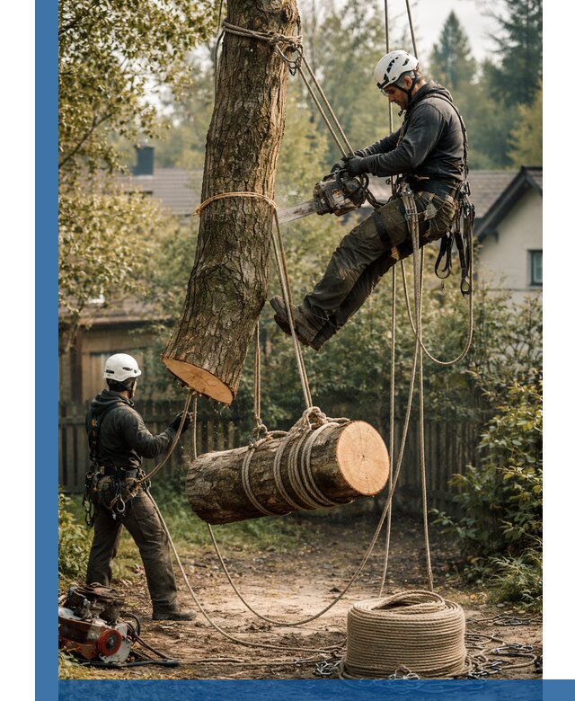 Валка деревьев частями в Рубцовске, безопасно и аккуратно