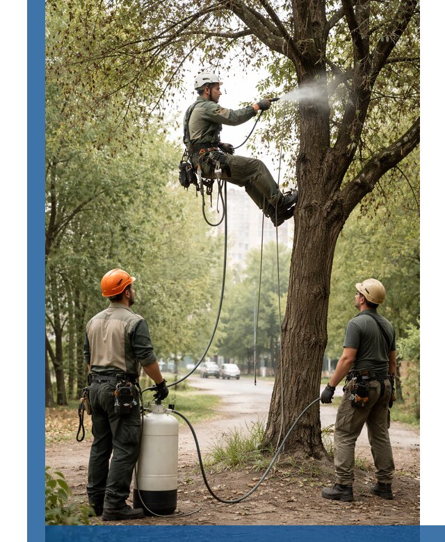 Обработка деревьев от вредителей в Рубцовске профессиональная защита