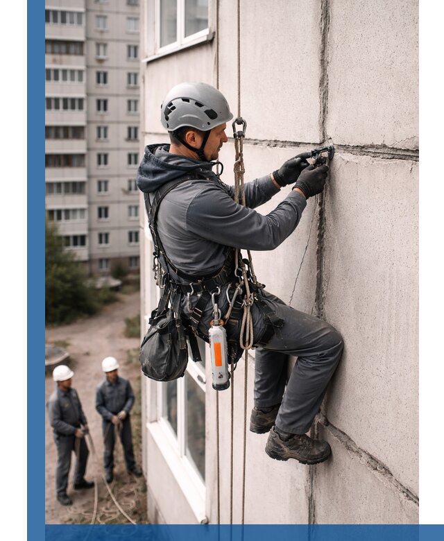 Обследование межпанельных швов и герметизация в Рубцовске